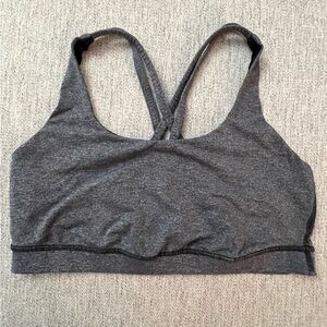 Lululemon Athletica Charcoal Gray Energy Bra